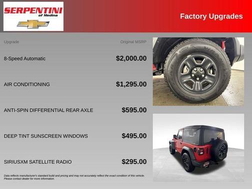 Firecracker Red Clearcoat 2018 Jeep Wrangler Sport
