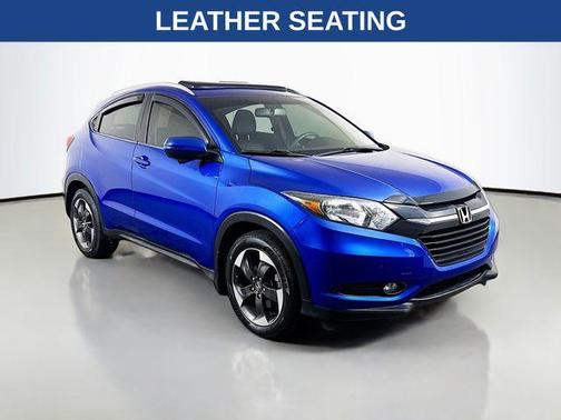 Aegean Blue Metallic 2018 Honda HR-V EX-L w/Navigation