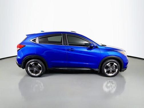 Aegean Blue Metallic 2018 Honda HR-V EX-L w/Navigation