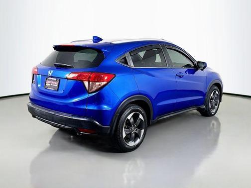 Aegean Blue Metallic 2018 Honda HR-V EX-L w/Navigation