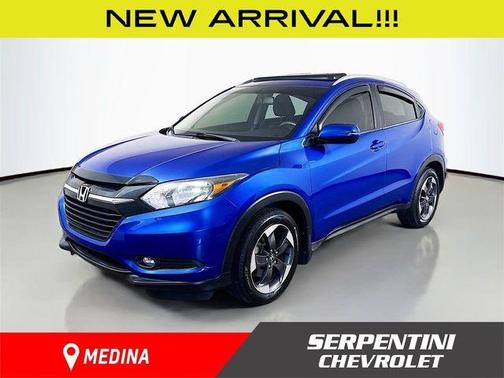 Aegean Blue Metallic 2018 Honda HR-V EX-L w/Navigation