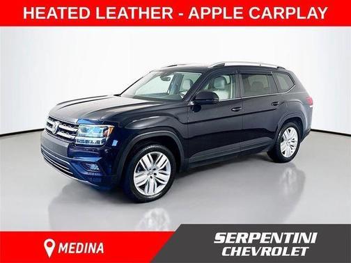 Deep Black Pearl Effect 2019 Volkswagen Atlas 3.6L SE w/Technology