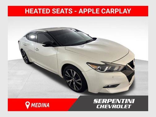 Pearl White 2018 Nissan Maxima 3.5 SV