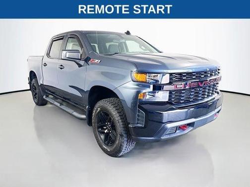 Shadow Gray Metallic 2021 Chevrolet Silverado 1500 Custom Trail Boss