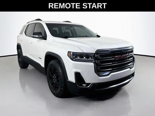 White Frost Tri-Coat 2023 GMC Acadia AT4