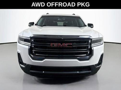 White Frost Tri-Coat 2023 GMC Acadia AT4