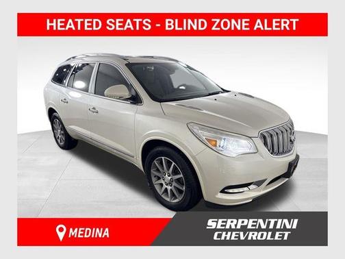 White Diamond Clearcoat 2014 Buick Enclave Leather