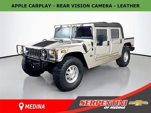 Metallic Pewter 2003 Hummer H1 Open Top