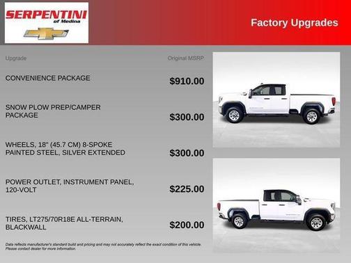 Summit White 2025 GMC Sierra 2500 Pro