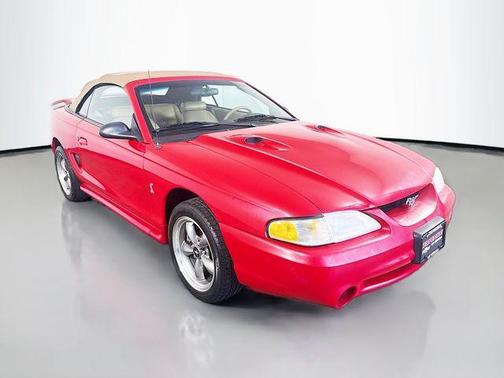 Red 1997 Ford Mustang SVT Cobra