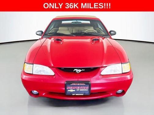Red 1997 Ford Mustang SVT Cobra