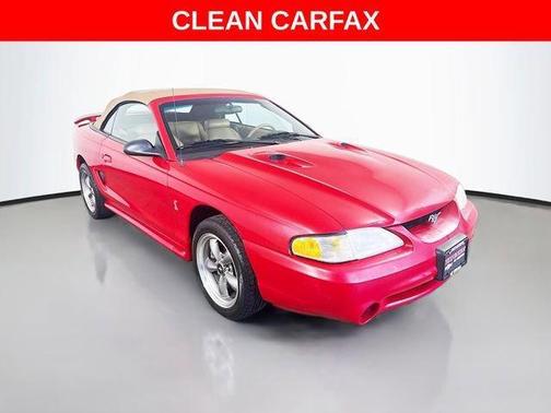 Red 1997 Ford Mustang SVT Cobra