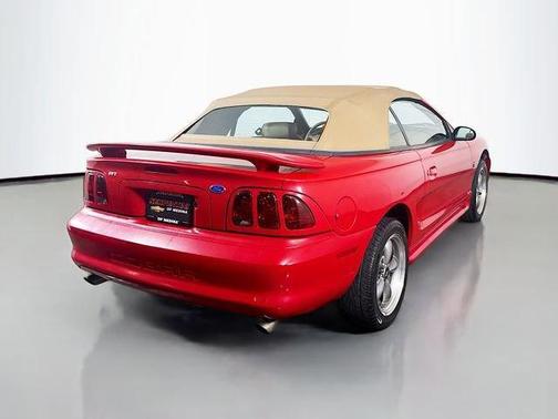 Red 1997 Ford Mustang SVT Cobra