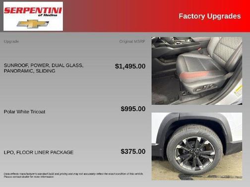 Polar White 2027 Chevrolet Equinox RS