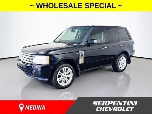 Black 2007 Land Rover Range Rover HSE