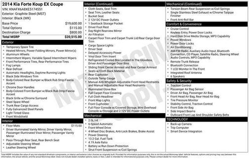 Graphite Steel 2014 Kia Forte Koup EX