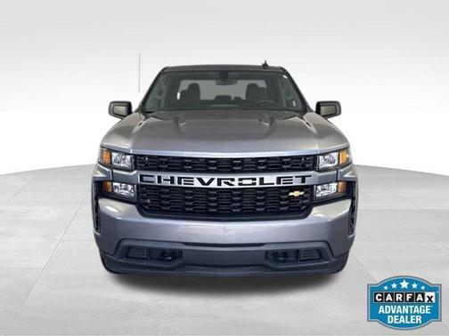 Satin Steel Metallic 2021 Chevrolet Silverado 1500 Custom
