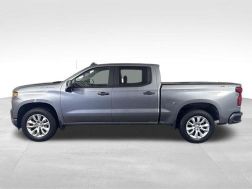 Satin Steel Metallic 2021 Chevrolet Silverado 1500 Custom