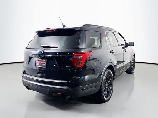 Agate Black Metallic 2019 Ford Explorer sport