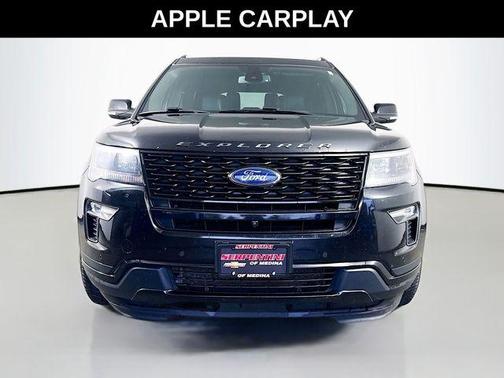Agate Black Metallic 2019 Ford Explorer sport