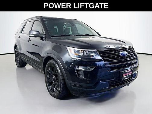 Agate Black Metallic 2019 Ford Explorer sport