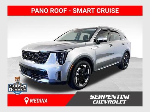 Steel Gray 2025 Kia Sorento Hybrid EX