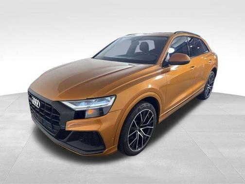 Dragon Orange Metallic 2021 Audi Q8 55 Premium Plus