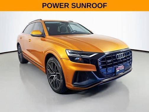 Dragon Orange Metallic 2021 Audi Q8 55 Premium Plus