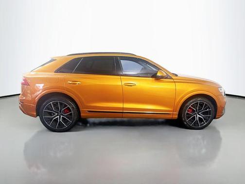 Dragon Orange Metallic 2021 Audi Q8 55 Premium Plus