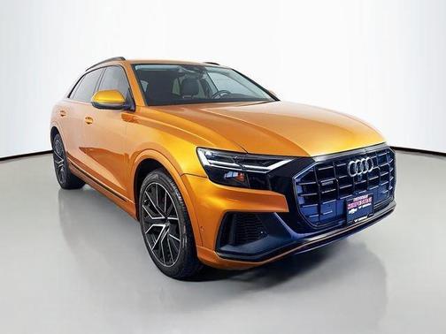 Dragon Orange Metallic 2021 Audi Q8 55 Premium Plus