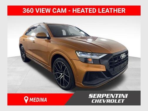 Dragon Orange Metallic 2021 Audi Q8 55 Premium Plus