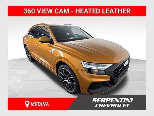 Dragon Orange Metallic 2021 Audi Q8 55 Premium Plus