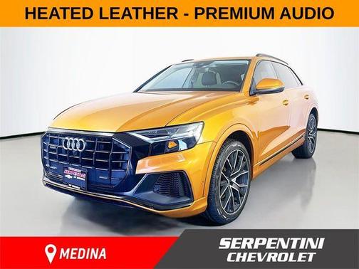 Dragon Orange Metallic 2021 Audi Q8 55 Premium Plus