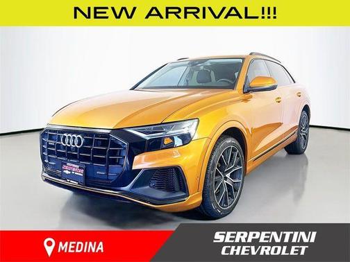 Dragon Orange Metallic 2021 Audi Q8 55 Premium Plus