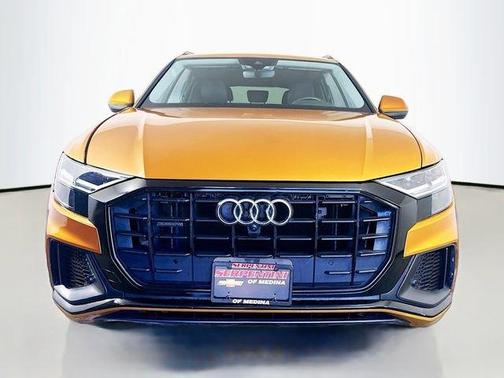 Dragon Orange Metallic 2021 Audi Q8 55 Premium Plus