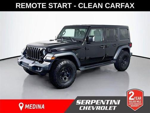 Black Clearcoat 2020 Jeep Wrangler Unlimited Sport Altitude