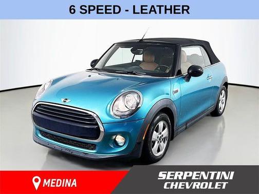Aqua Blue Metallic 2017 MINI Convertible Cooper