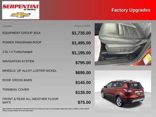 Sunset 2015 Ford Escape Titanium