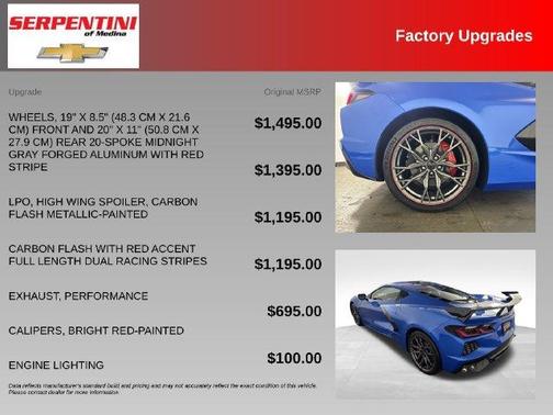 Rip Tide Blue 2026 Chevrolet Corvette Stingray w/1LT