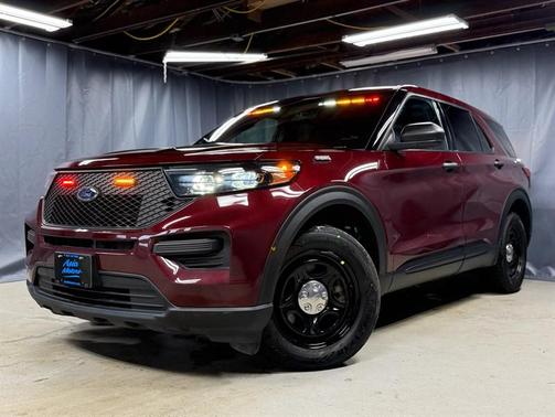 Burgundy 2023 Ford Utility Police Interceptor Base