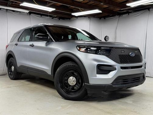 Silver 2021 Ford Utility Police Interceptor Base