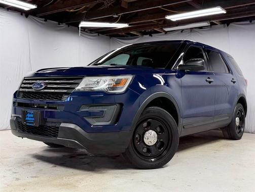 Blue 2016 Ford Utility Police Interceptor Base
