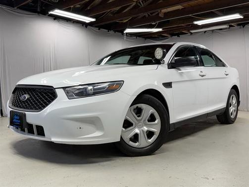 White 2015 Ford Sedan Police Interceptor Base