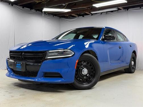 Blue 2020 Dodge Charger Police