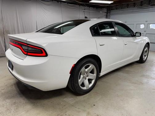 White 2016 Dodge Charger Police