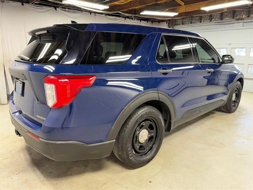 Blue 2020 Ford Utility Police Interceptor Base
