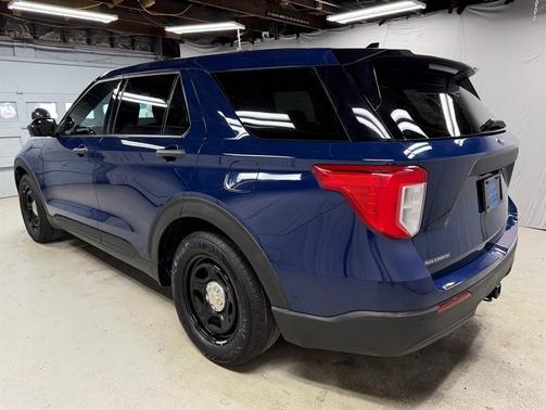 Blue 2020 Ford Utility Police Interceptor Base