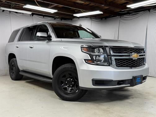 Silver 2019 Chevrolet Tahoe Police
