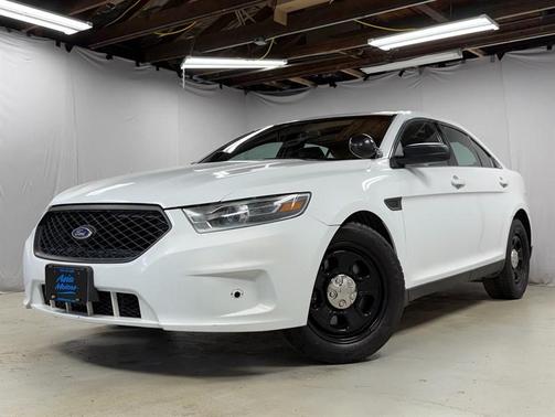 White 2015 Ford Sedan Police Interceptor Base