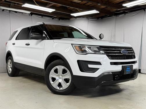 White 2018 Ford Utility Police Interceptor Base